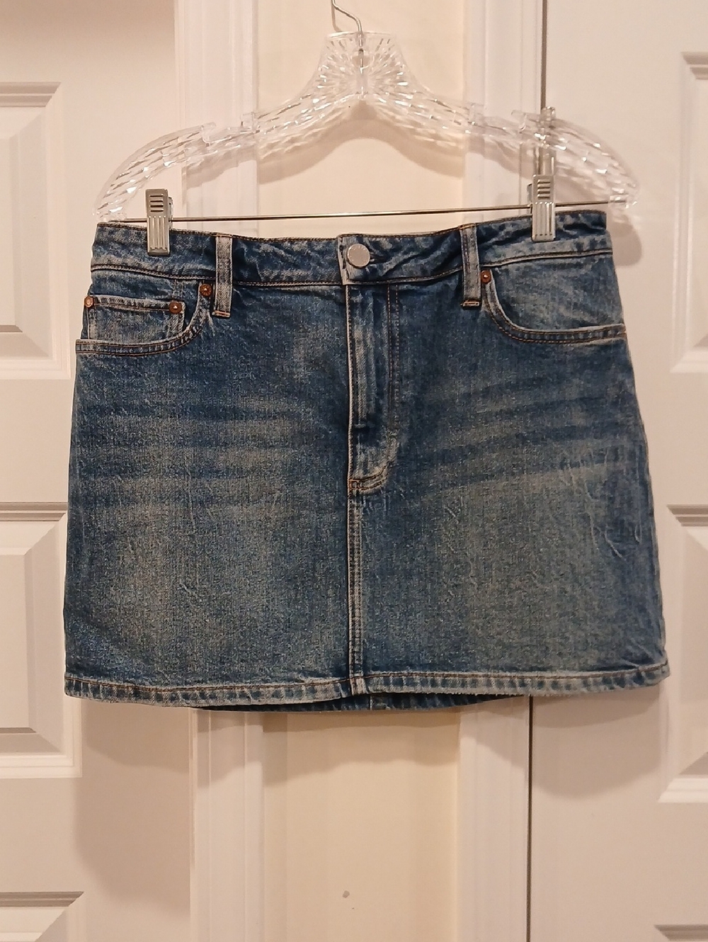 Alice + Olivia Denim Mini Skirt Size 30